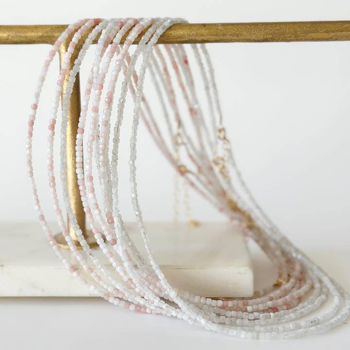 Betty Necklace, Peony for wholesale by Jeny Baker Designs