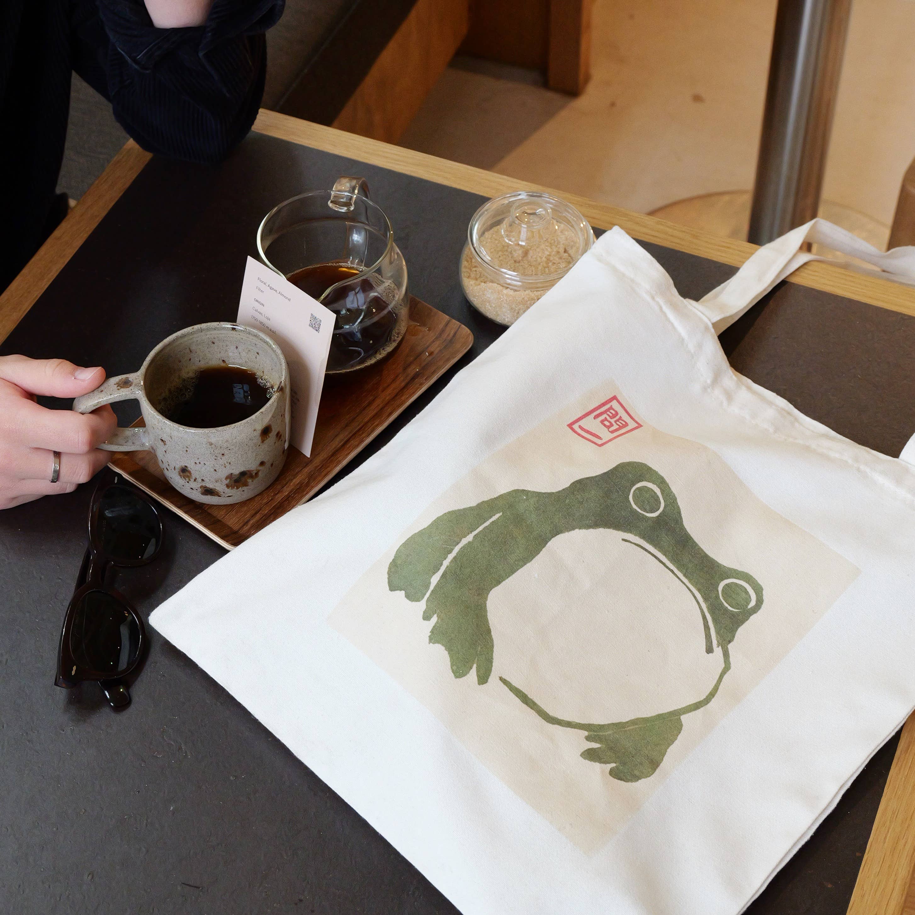 ZZZEBRAAA LIMITED - Wholesale Tote Bag - Unisex - Matsumoto Hoji Frog Tote Bag Vintage Japanese Woodblock Art2