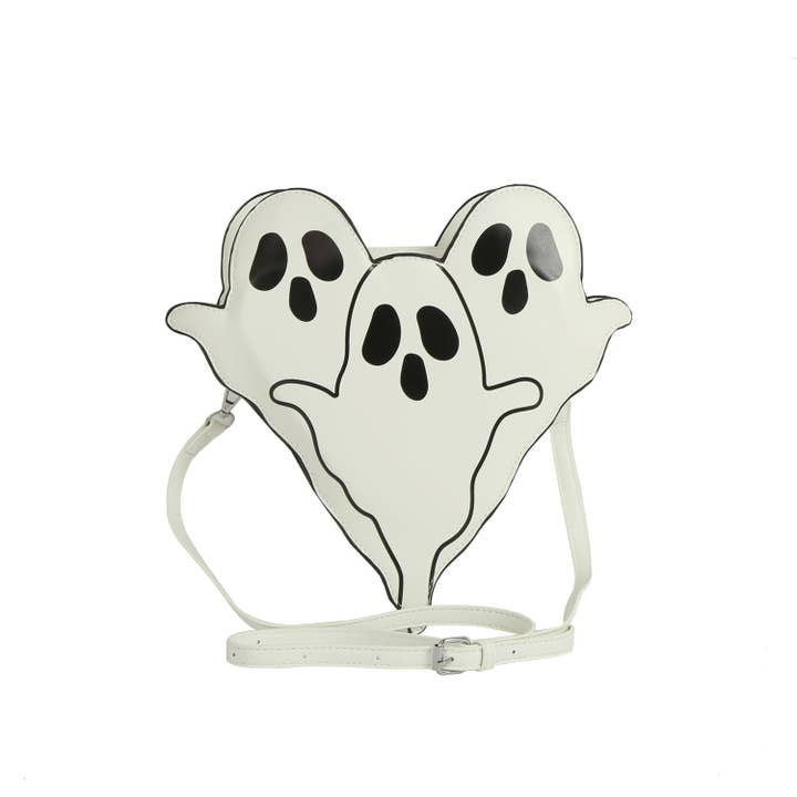 Haunted Triple Ghost Crossbody for wholesale by Handbag Factory Corp