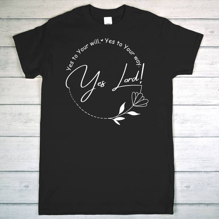 Love Ann Joy Apparel, LLC - Wholesale Screen Printed T-Shirt - Women's - Yes Lord! Bible Verse Christian T-Shirt