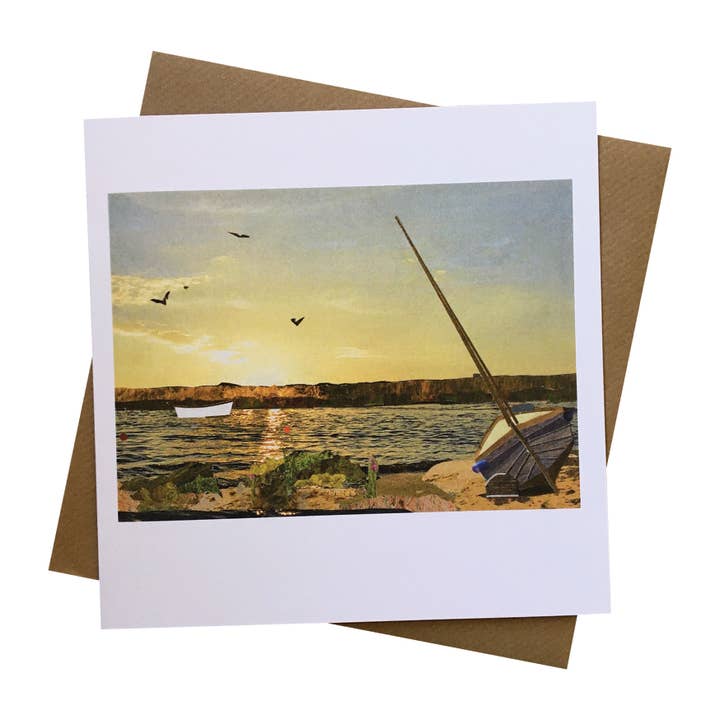 Carte de vœux de Blakeney, North Norfolk pour la vente par Soodle Street Studio