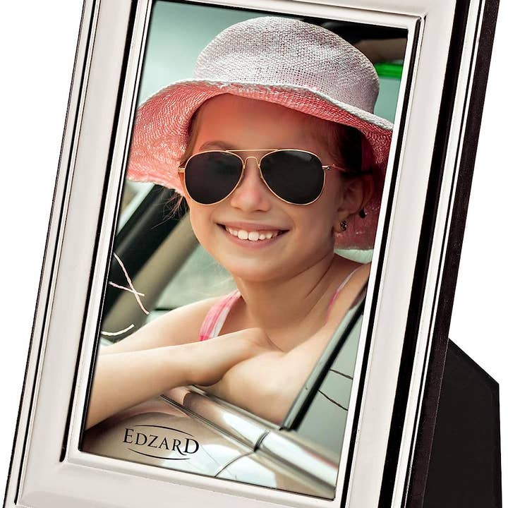 EDZARD - Wholesale Picture Frame - 2-Piece Picture Frame Sunset (13x18 cm), Silver-Plated2