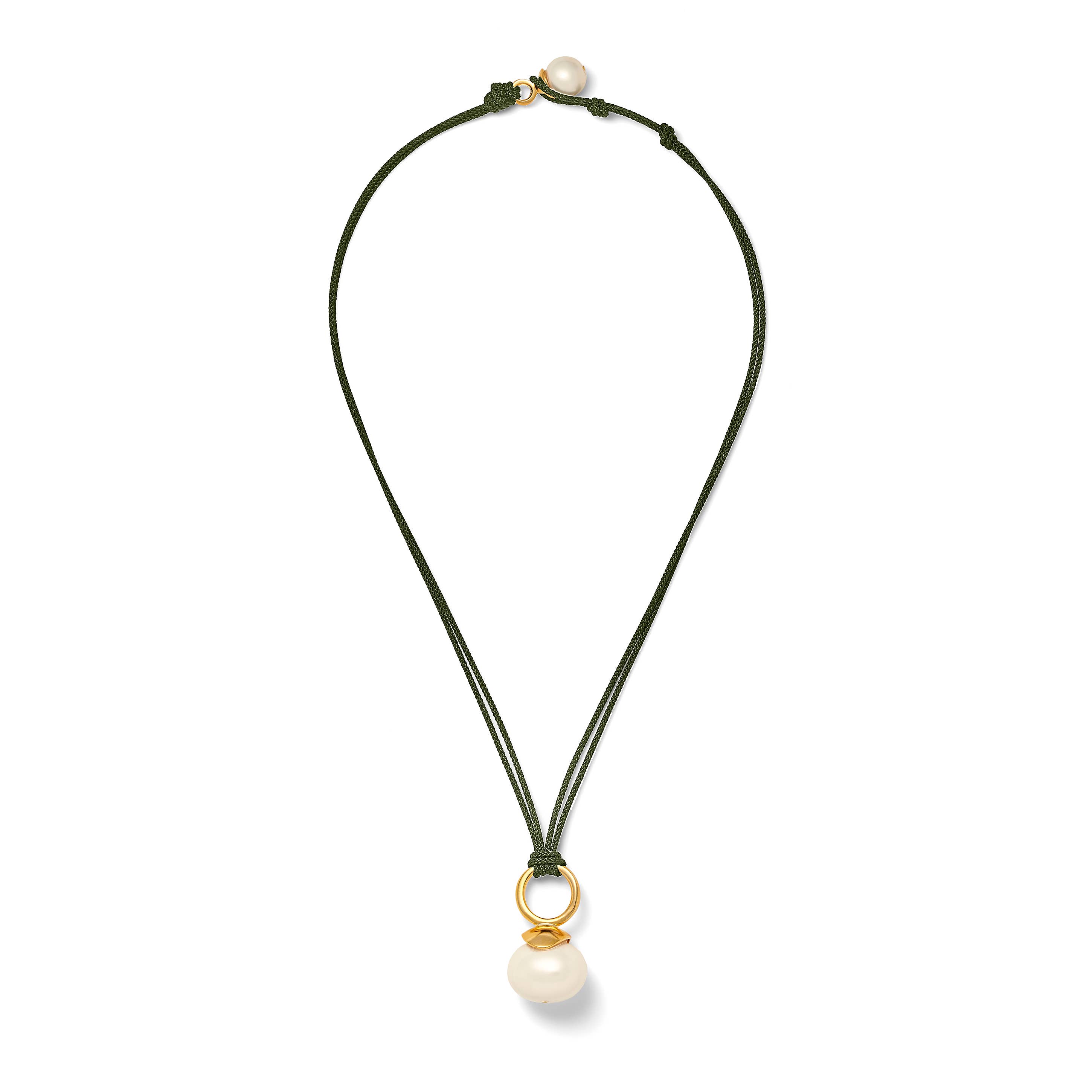 CC & Co by Catherine Canino - Wholesale Pendant/charm necklace - Pebble Pearl Cord Pendant16