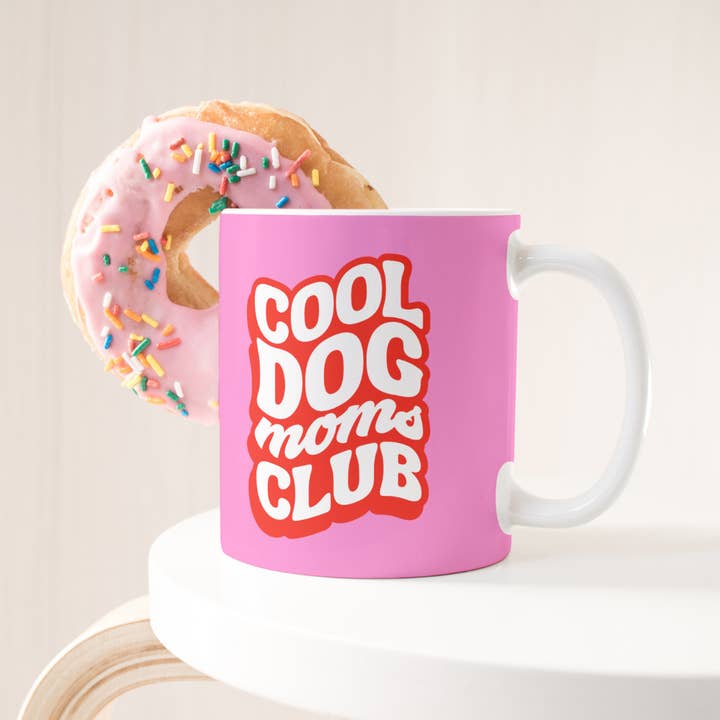 Becher Cool Dog Moms Club für den Großhandel von Molly's World