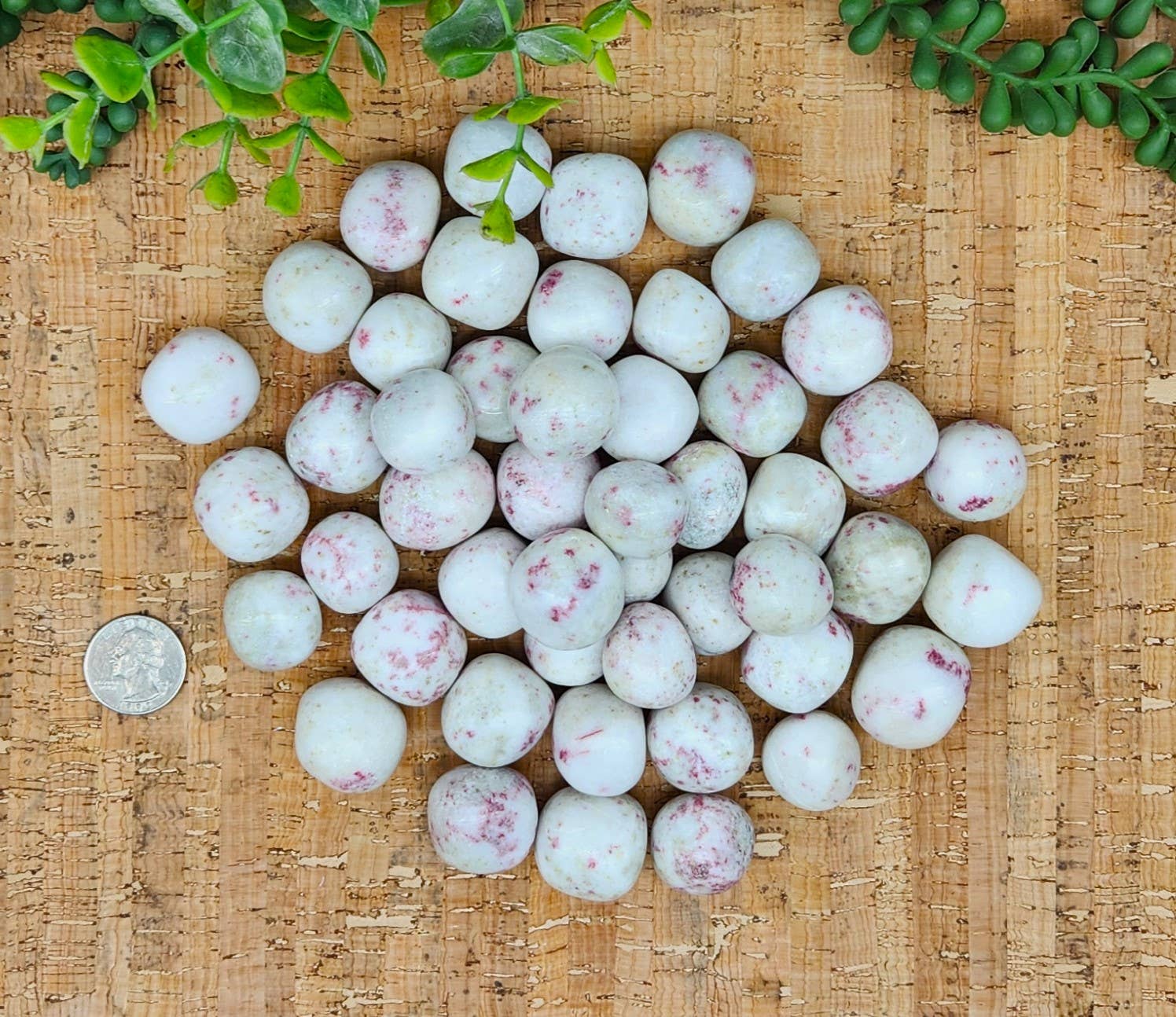 Meraki Gemstones - Wholesale Spiritual Stone/Crystal - Cinnabrite Tumbled Stone (0.5kg/1.1lbs)  (25-30mm)3