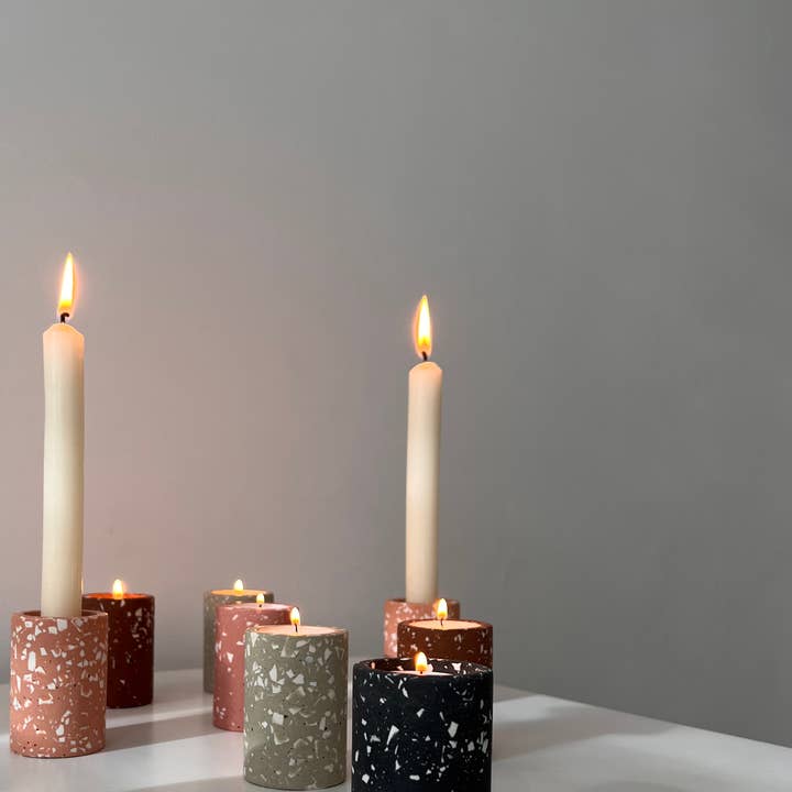 Flame candle holder for wholesale by Amal’s Atelier