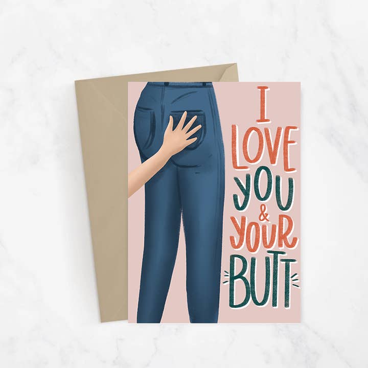 Älskar dig och Butt Card för wholesale av Lux + Trip