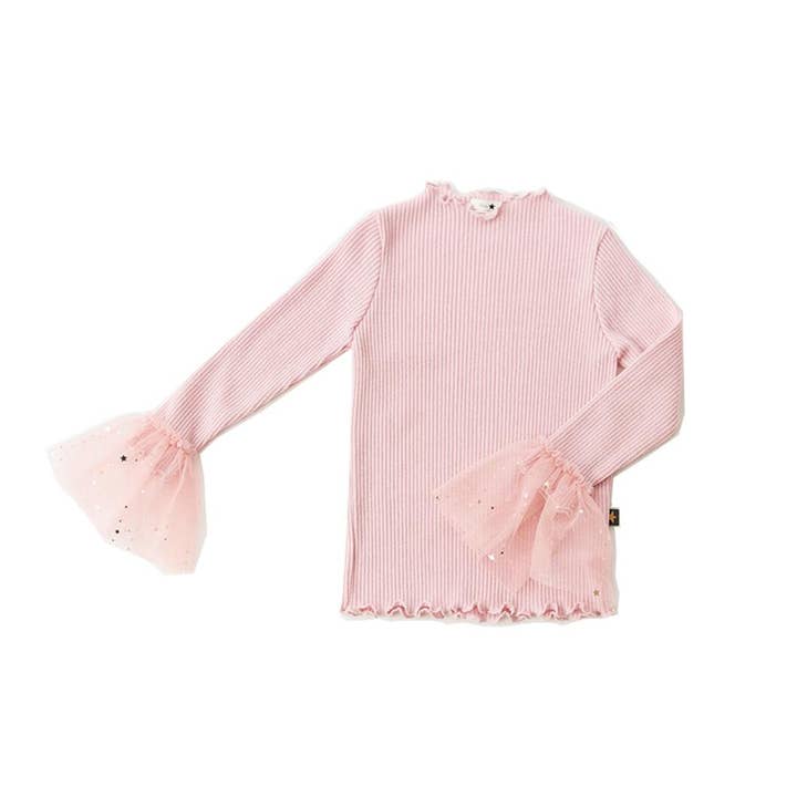 Glitter Tutu Sleeve Top for wholesale by Petite Hailey