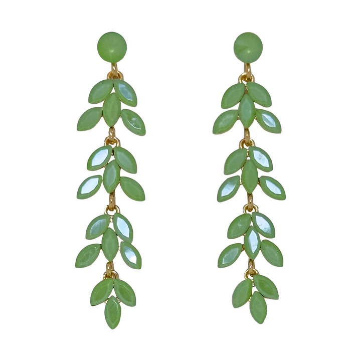 "Earrings 'Leaves of the Dawn'" for wholesale by Domoflor s.l