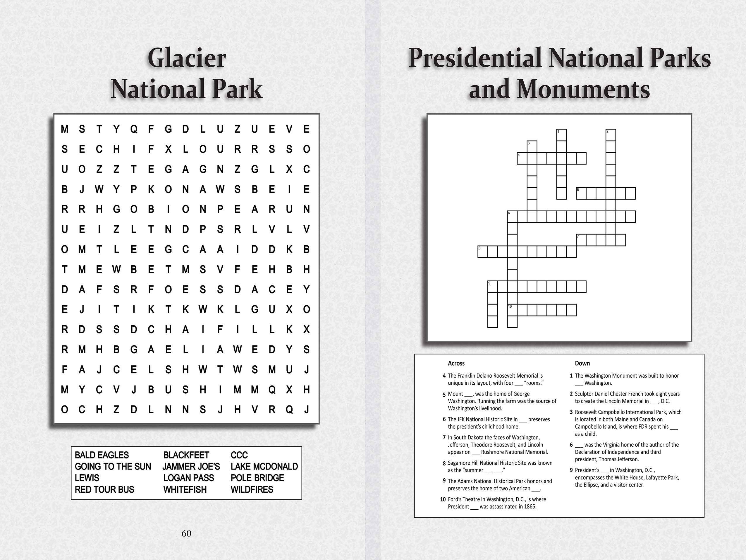 Applewood Books - Vente Puzzle – adulte - Grand Livre de Puzzle dans les parcs nationaux américains3