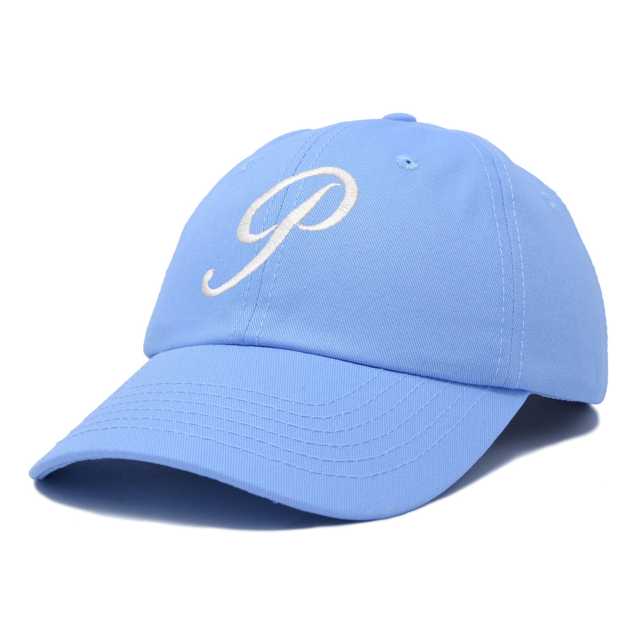Dalix - Wholesale Baseball Cap - Women's - DALIX Initial Hat Letter P Womens Baseball Cap Monogram43