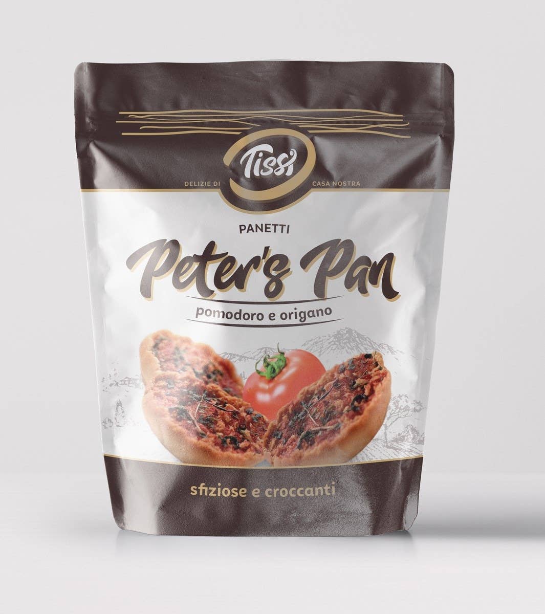 CENTRO DOLCE FRIULI - Vendita all'ingrosso Cracker - Peter's pan pomodoro e origano Tissi - 150 g0