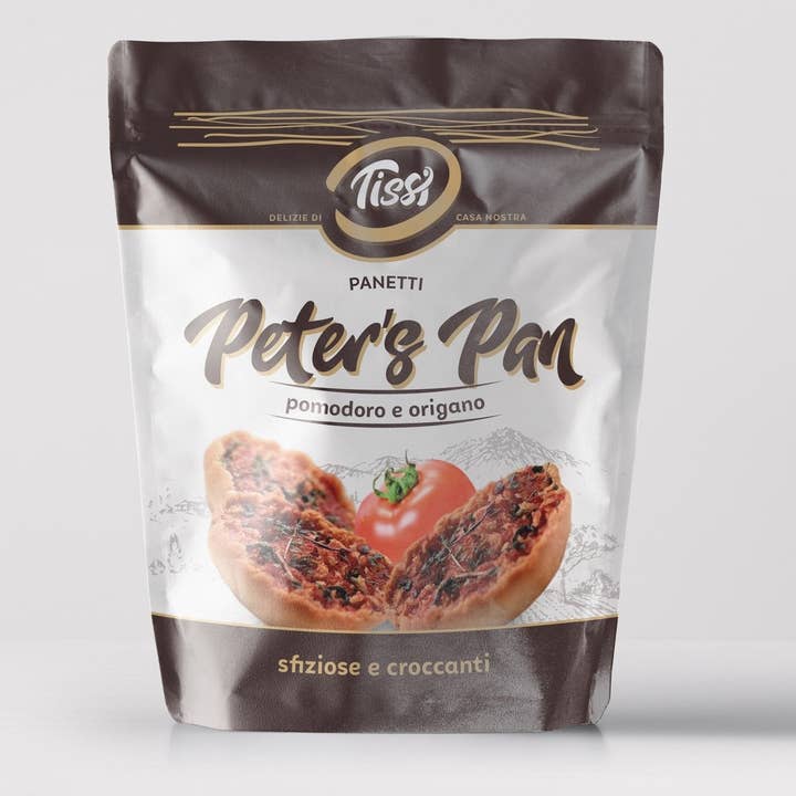 CENTRO DOLCE FRIULI - Wholesale Krokante deegwaren - Peter's pan tomaat en oregano Tissi - 150 g