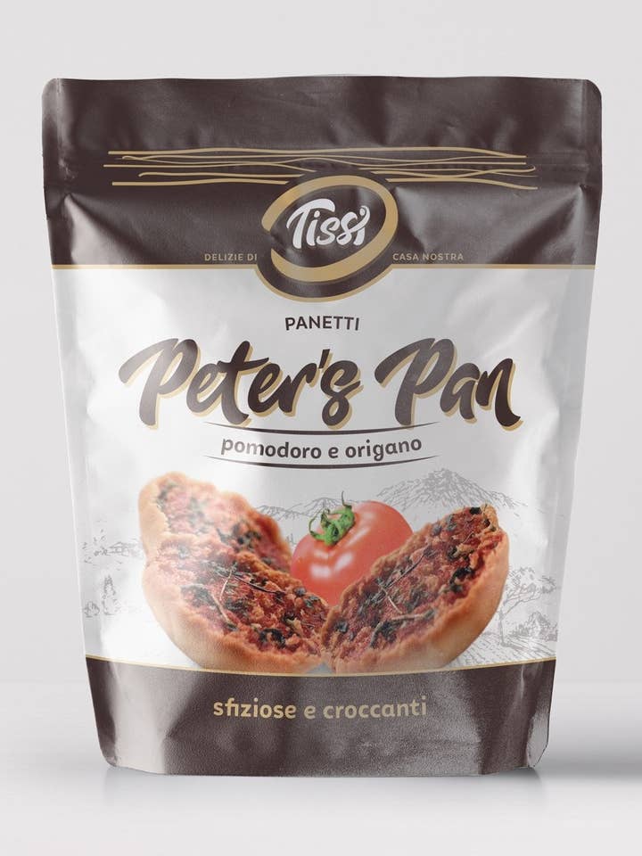 Peter's pan pomodoro e origano Tissi - 150 g per la vendita all'ingrosso da parte di CENTRO DOLCE FRIULI