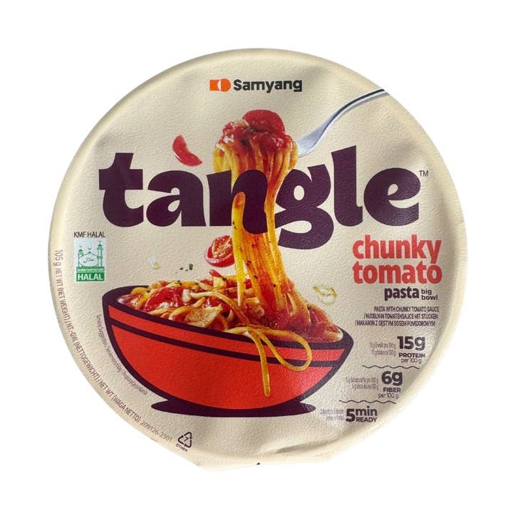 utoppa GmbH - Vendita all'ingrosso Pasta - Samyang Tangle Pasta Istantanea al Pomodoro Ciotola 105 g0