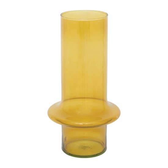 Vase Recycled Glass Yolk Yellow for wholesale on Faire