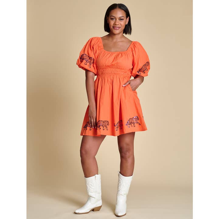 The Puff Sleeve Dress | Clemson for wholesale by Stewart Simmons