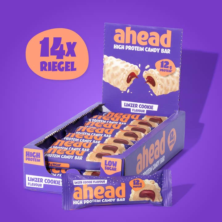 Protein Bar - Linzer Cookie (Tray 14x45g) for wholesale by ahead