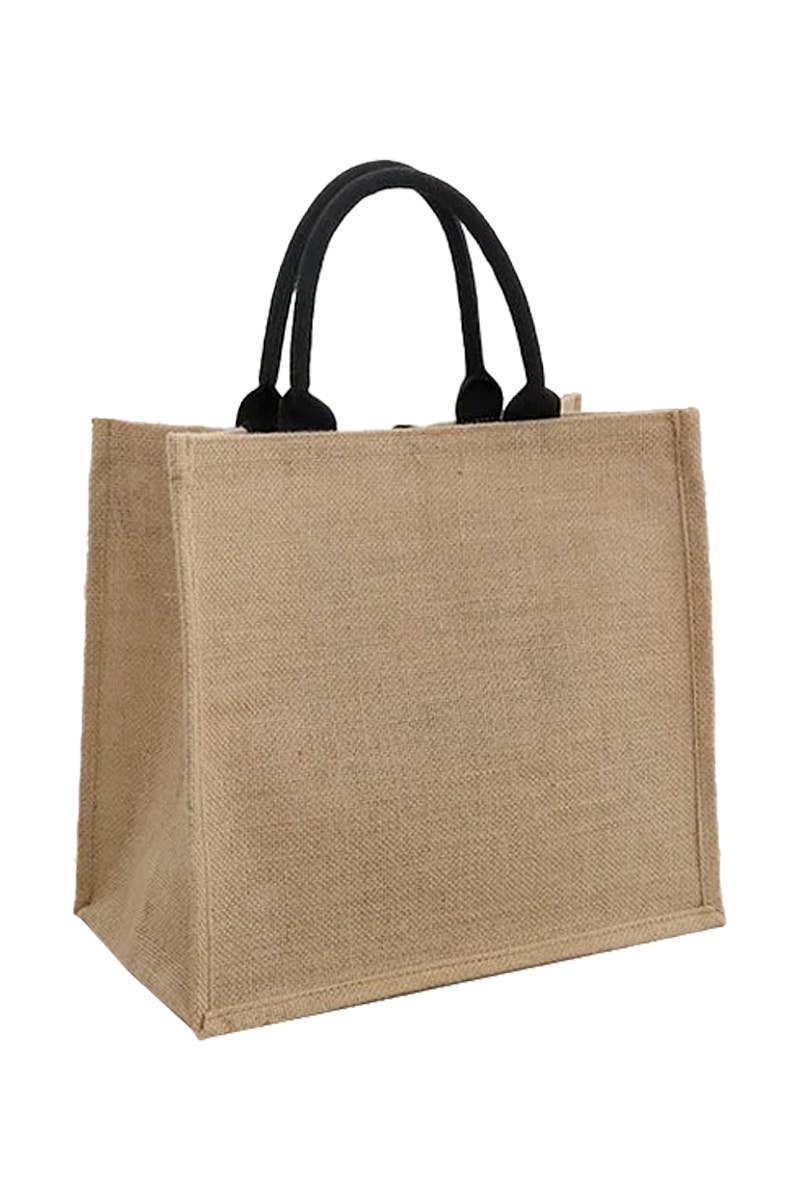 Cap Zone - Wholesale Beach Bag - Boho Tribal Print Burlap Box Tote Beach Bag4