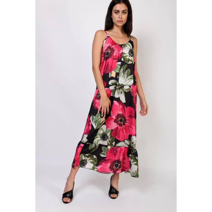 Abito lungo fiori per la vendita all'ingrosso da parte di Nuna Lie