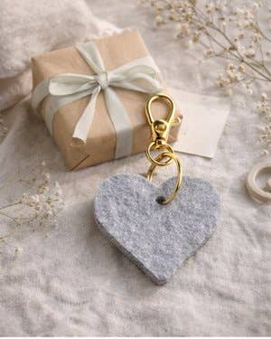 Scandinavian Hearts - Wholesale Purse/Bag Accessory - Women's - Felt Heart Purse Charm Minimalist Ksychain19