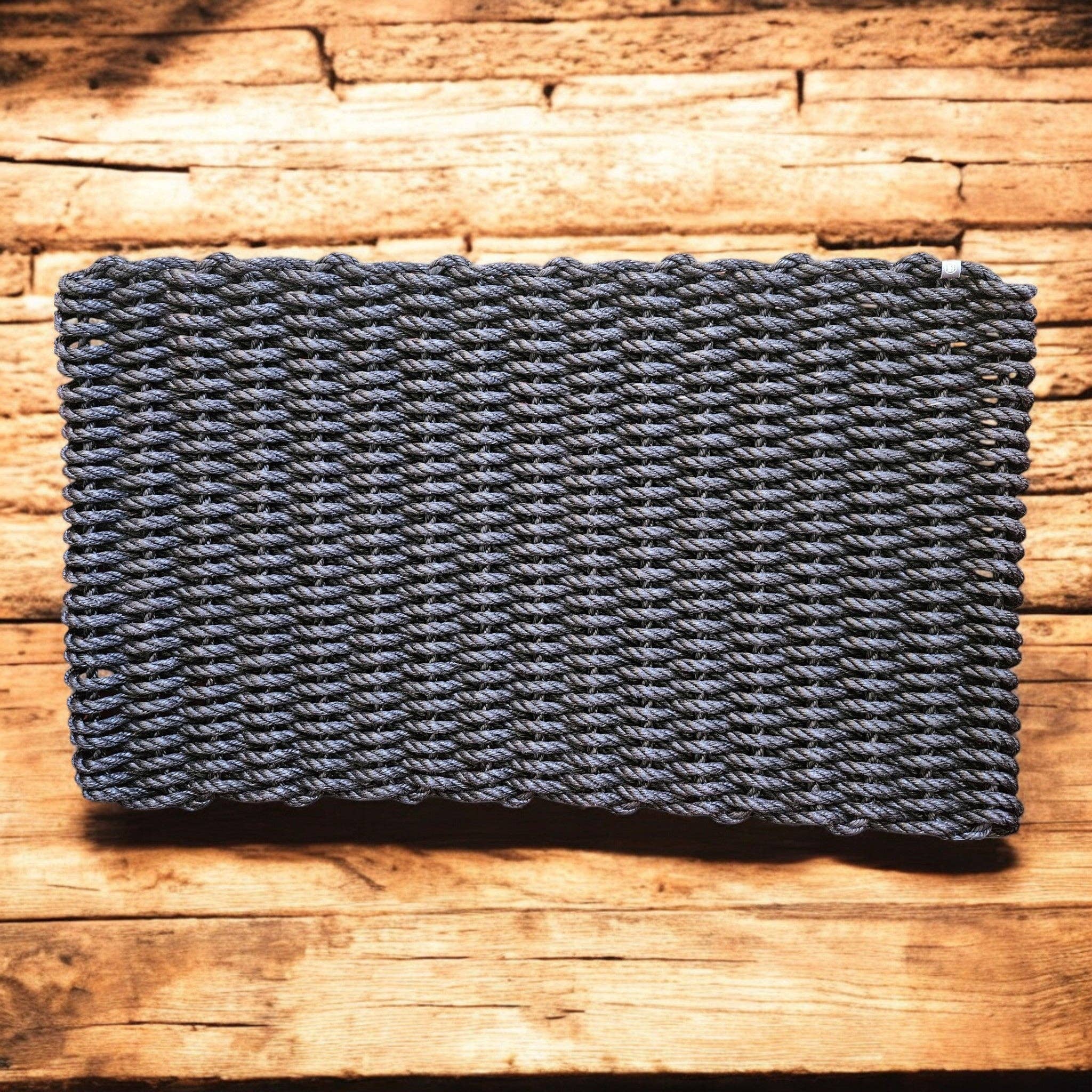 Maine Rope Mats - Wholesale Door Mat - 966 The "Original" Handcrafted Woven Maine Lobster Rope Door Mat, Solid Color Selections0