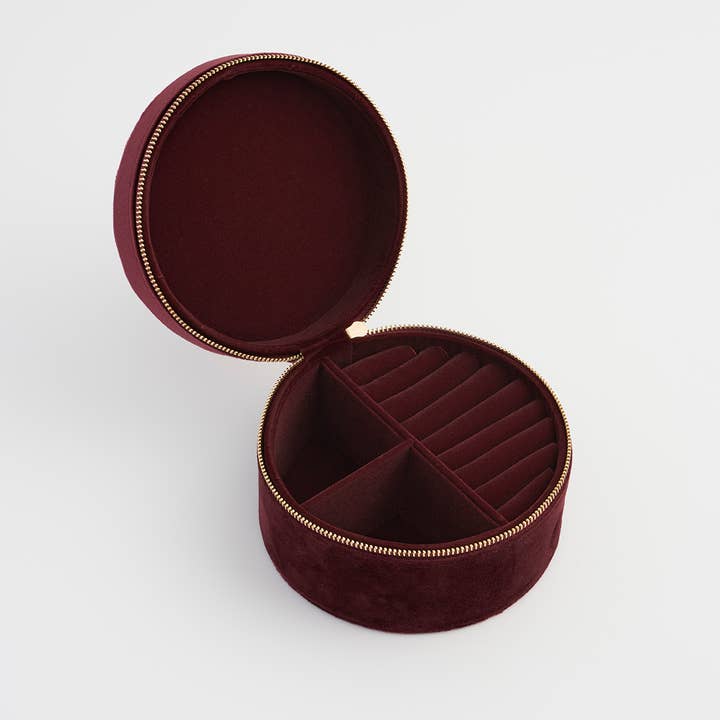 Fable England - Wholesale Jewelry Box/Organizer - FABLE Magical Mushroom Embroidered Velvet Jewelry Box2