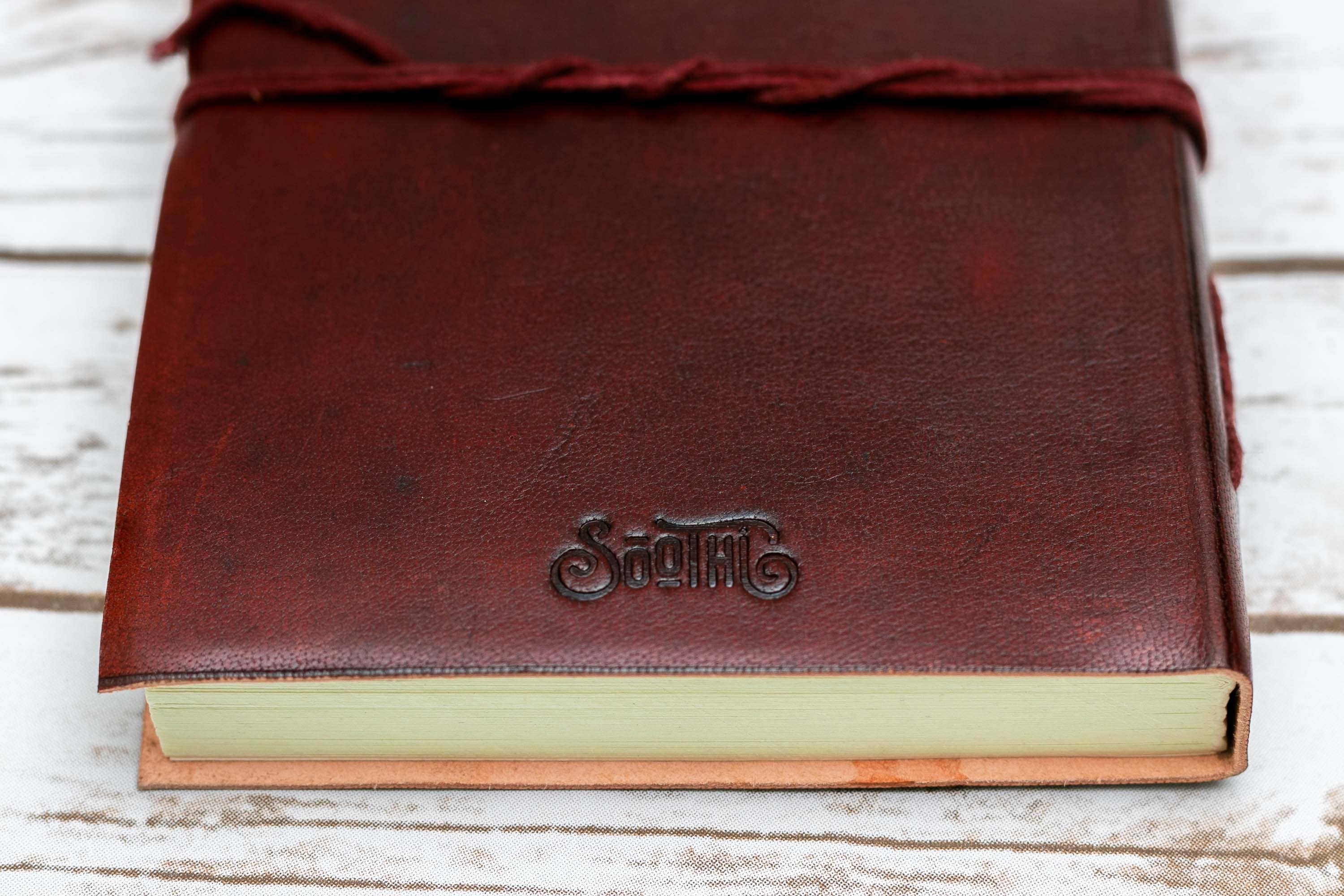 Dark Brown Leather Journals - 5x7 for wholesale on Faire4