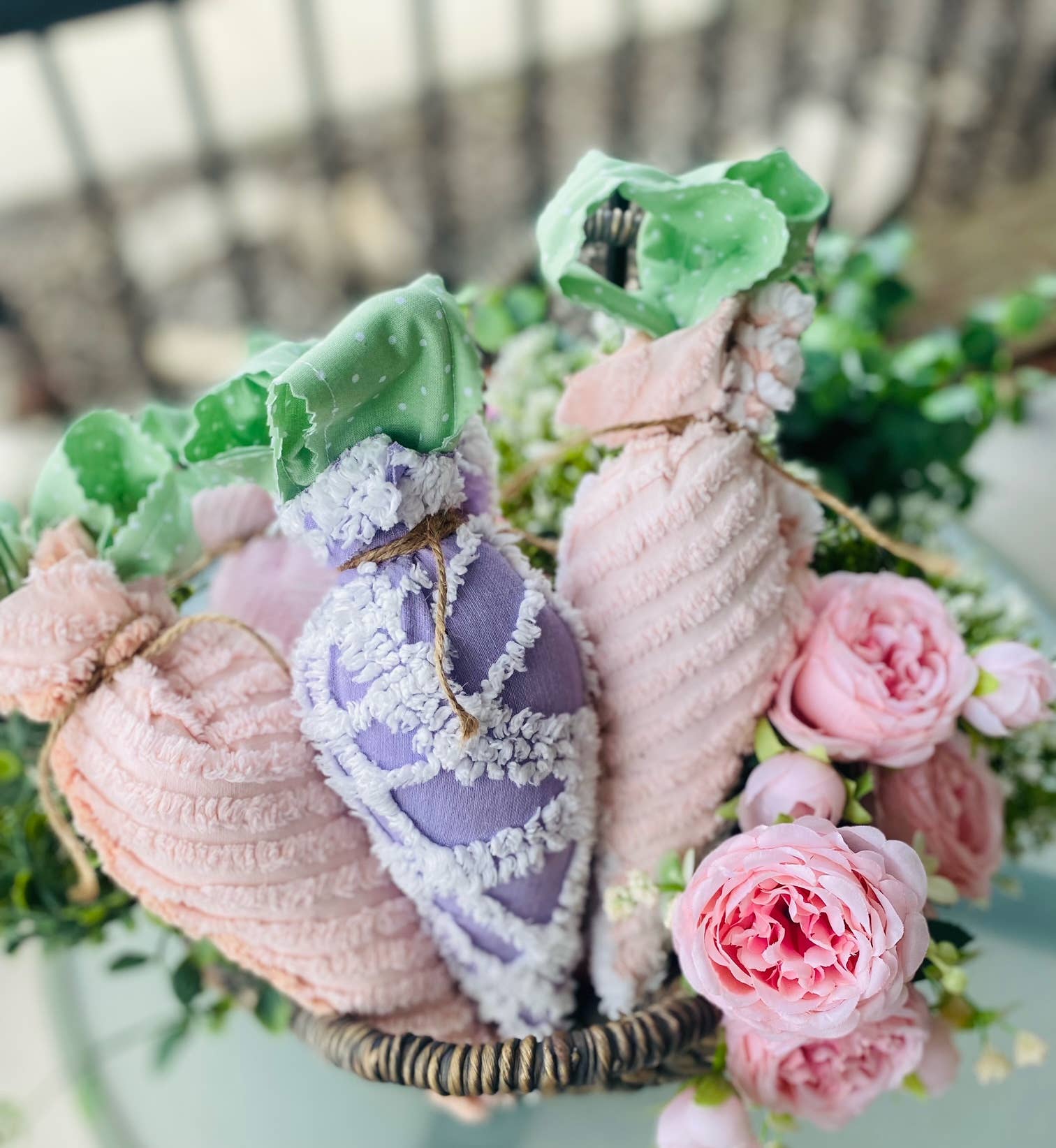 A Gnome on the Roam - Wholesale Ornament - Handmade Large Fabric Carrots - 10 Inch Decorative