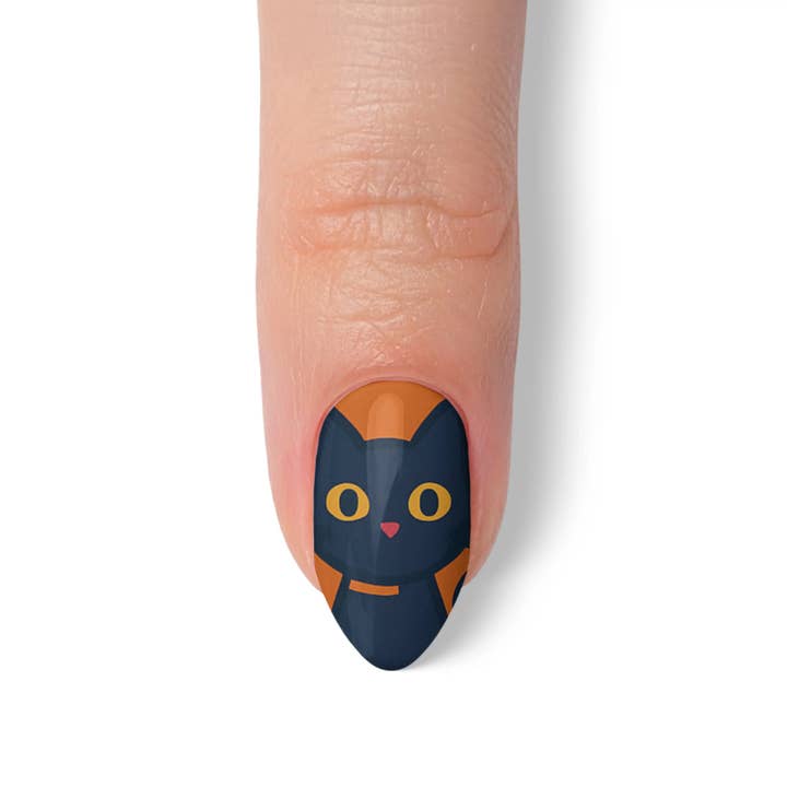 FYNE BODY - Wholesale Press-on/fake nails - Ghostly Glam Halloween Multicolor Press-On Nails89