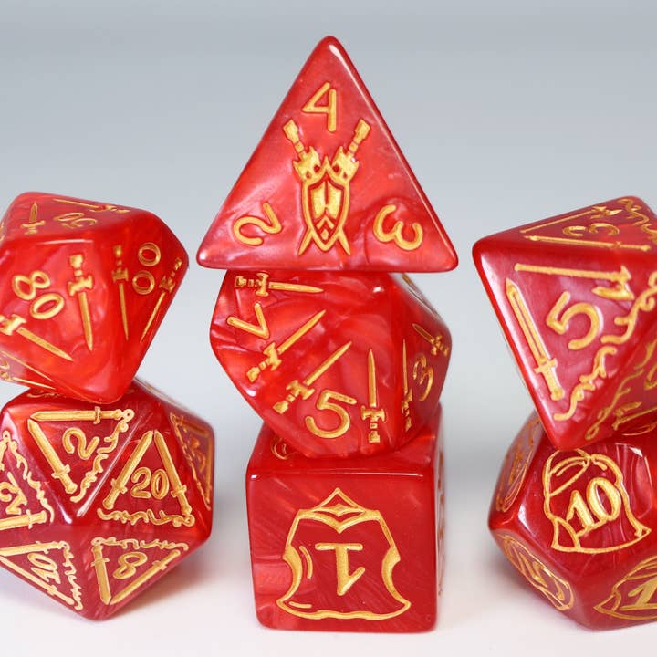 Queen's Armory: Infernal - 25mm RPG Dice Set for wholesale by Foam Brain Games