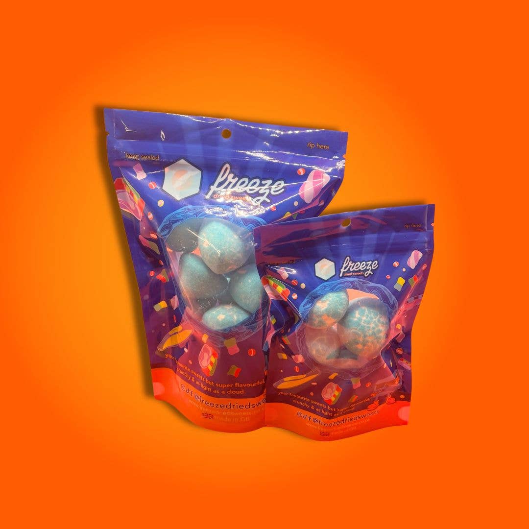 Freeze Dried Sweets - Wholesale Hard Candy - Blue Paint Balls  - Freeze Dried Sweets1