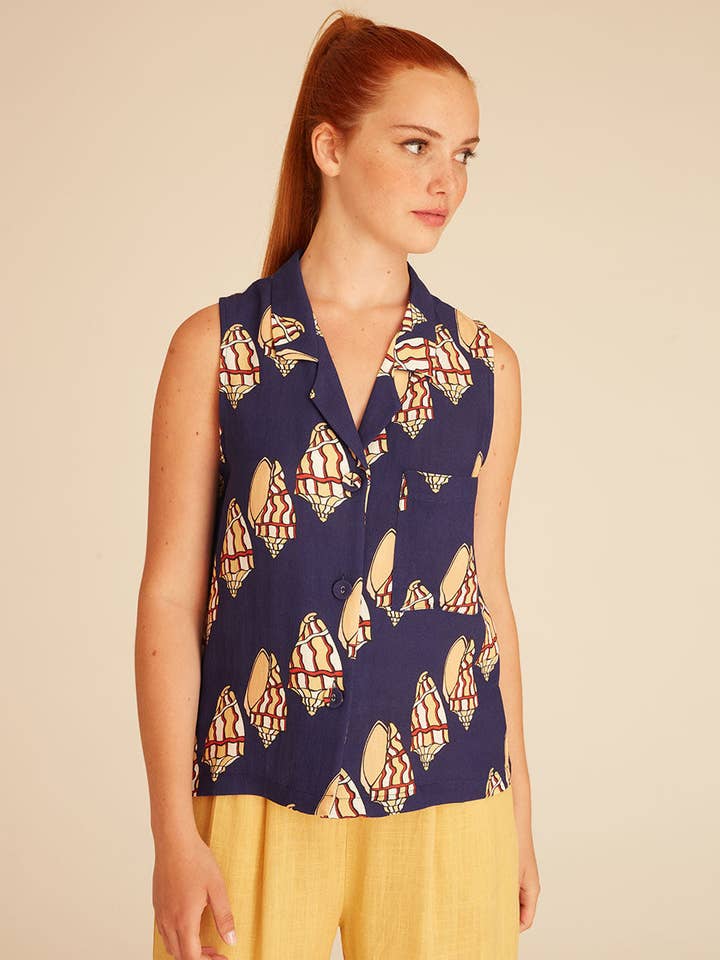 Conch blouse voor wholesale door Pepaloves