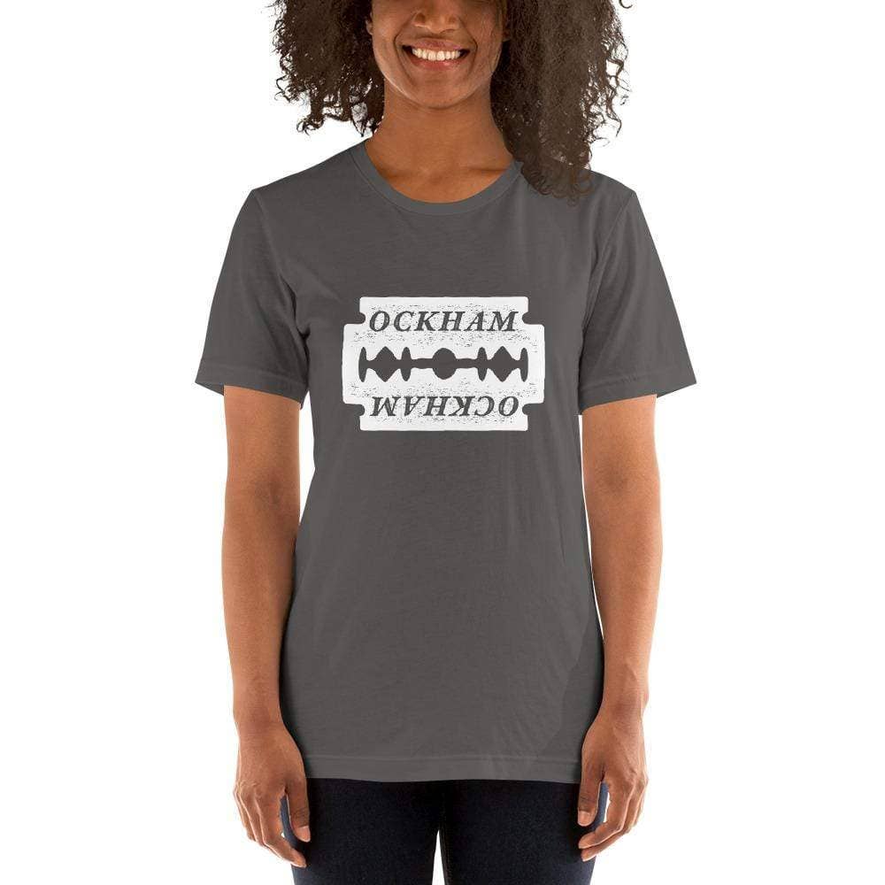 The Philosopher's Shirt – wholesale Screen printed t-shirt – unisex – Ockham’s Razor - Basic T-Shirt8