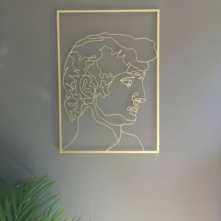 David Michelangelo Wandkunst -WA074 für den Großhandel von Blackivycraft