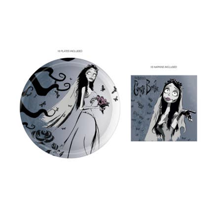 Paquet de papier Corpse Bride, papillons et roses, 32 carats pour la vente par Silver Buffalo