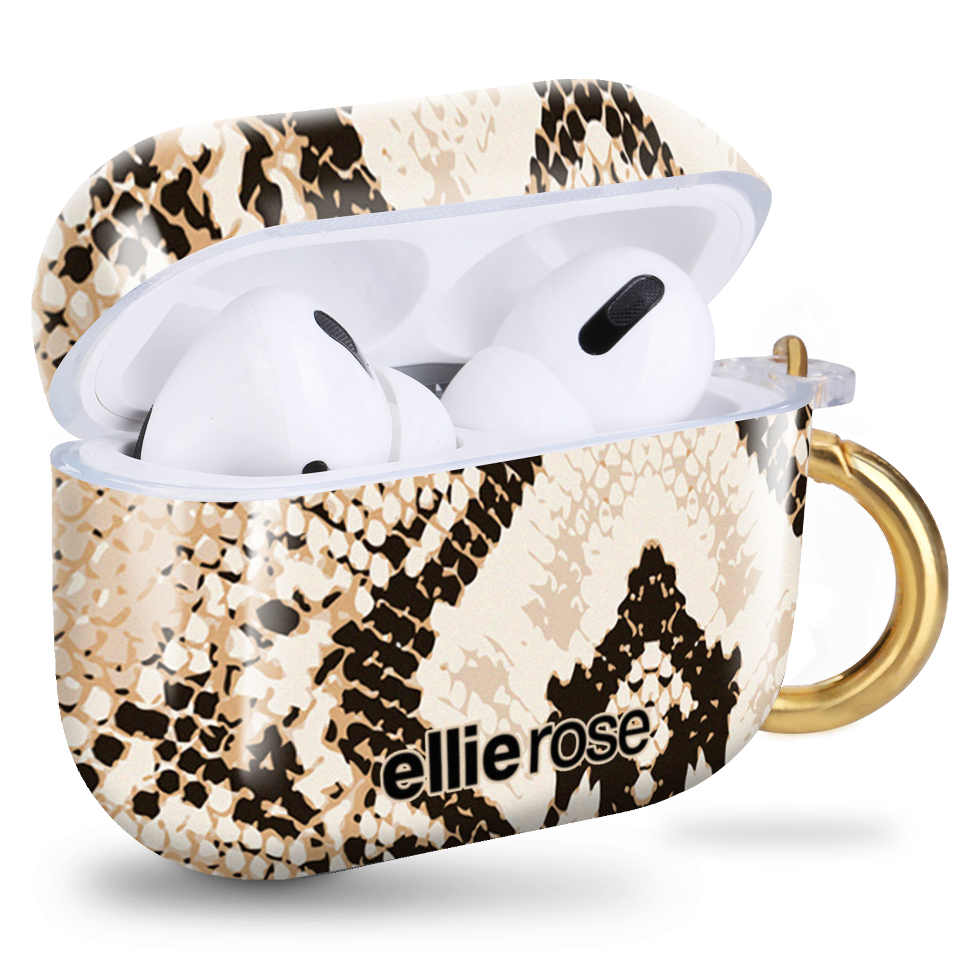 Ellie Rose - Vente Étui pour écouteurs/casque – femme - Étui pour AirPods Pro - Peau de serpent7