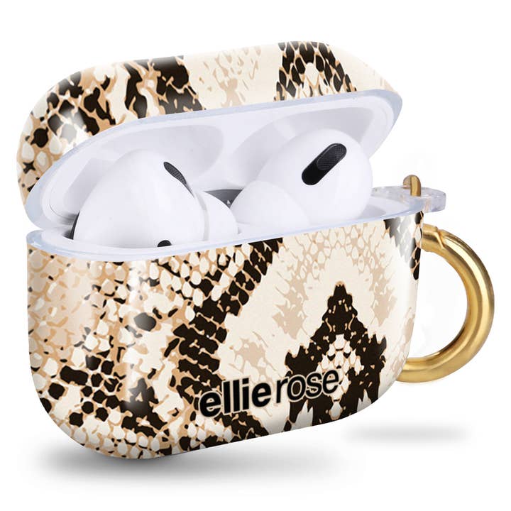Ellie Rose - Vente Étui pour écouteurs/casque – femme - Étui pour AirPods Pro - Peau de serpent7