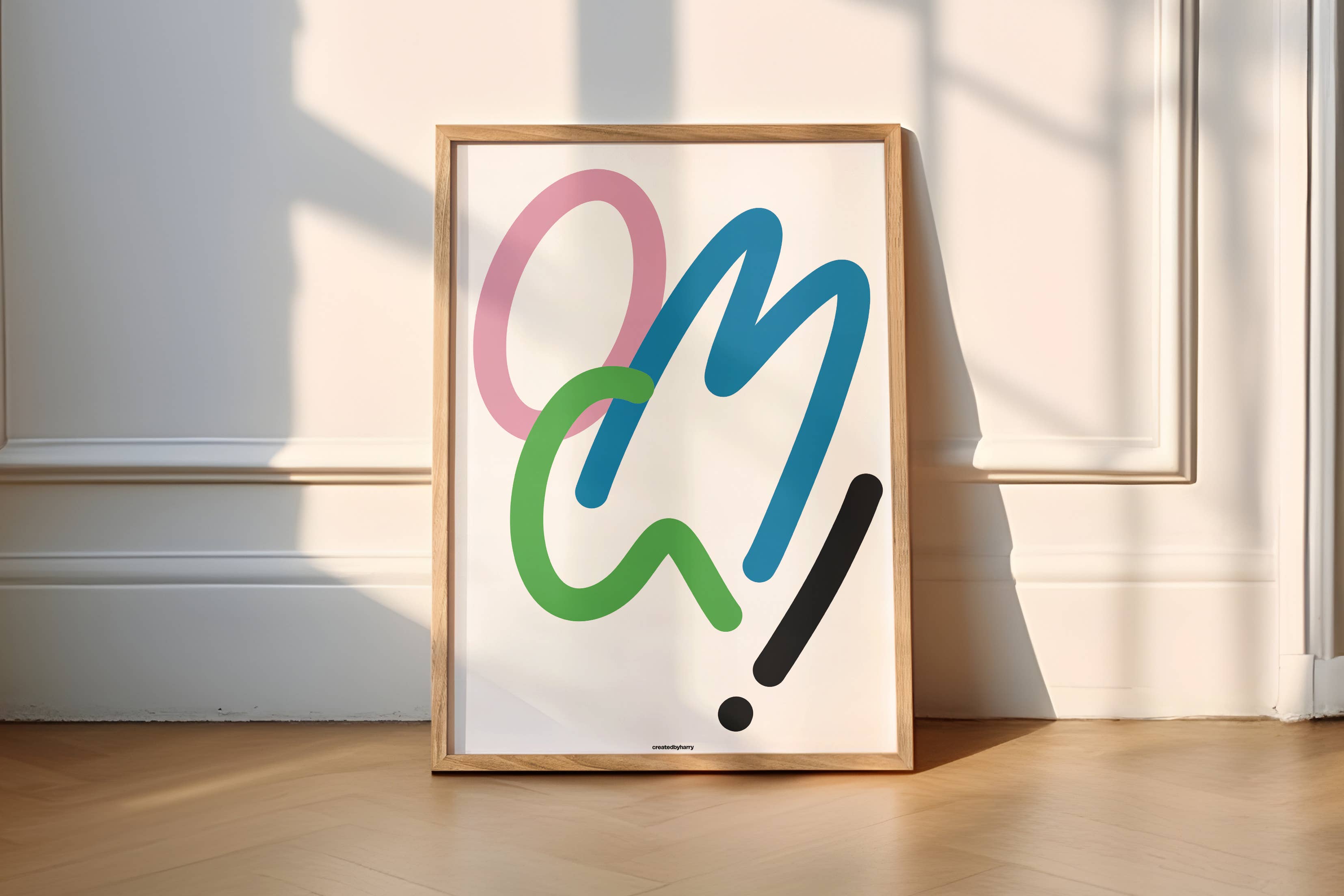 Createdbyharry - Wholesale Art Print - OMG! Print1