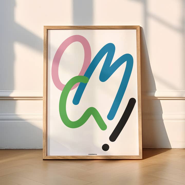 Createdbyharry - Wholesale Art Print - OMG! Print1
