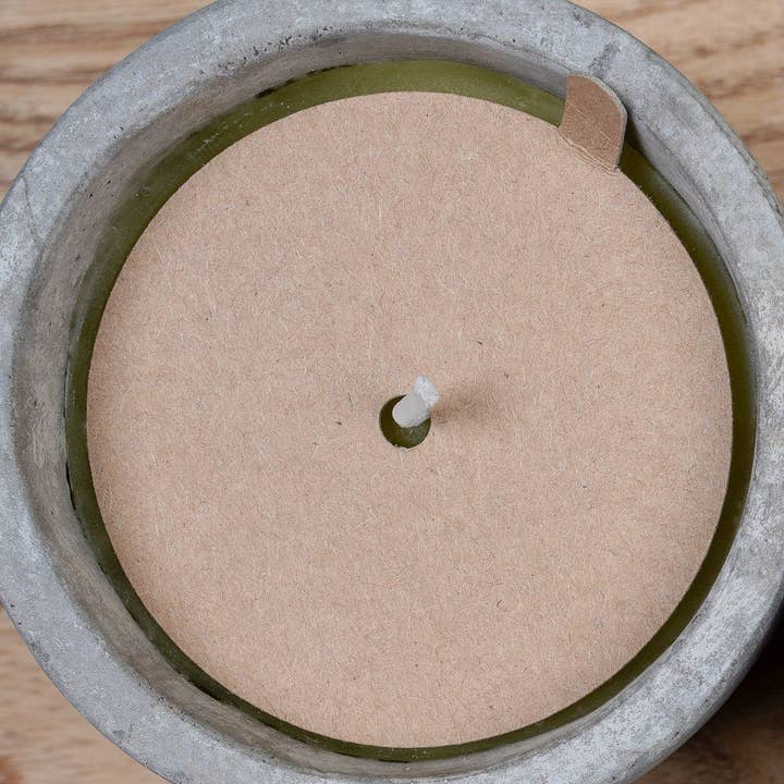 ECO Staubschutzdeckel für Kerzen aus recyceltem Kraftkarton für Baumwolldocht für den Großhandel von Fernery Designs