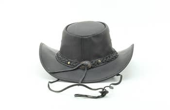 Leather Impressions Inc – wholesale Cowboy hat – Unisex – Smooth Leather Cowboy Hat5