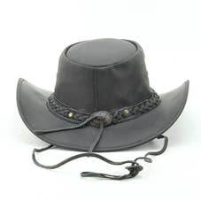 Leather Impressions Inc – wholesale Cowboy hat – Unisex – Smooth Leather Cowboy Hat5