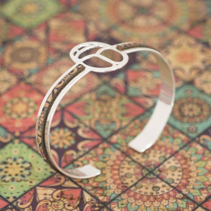 Hoplia Blossom silver bracelet for wholesale by Little Etincelle