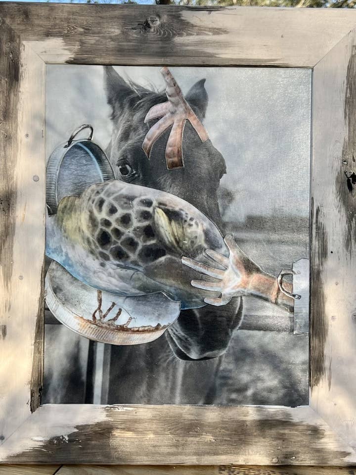 Framed Collage - Medium for wholesale by Glass Mermaid Makings