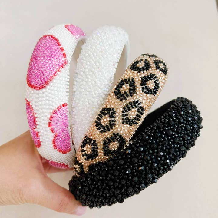 Bandeau en Art Perlée pour la vente par FARMASI & Just Believe Boutique Wholesale