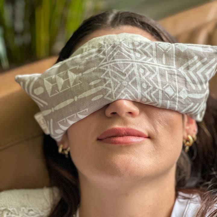 My Tribe of Three - Venta al por mayor Cojín de spa/terapia - Almohadas relajantes para ojos Mindfulness Lavender