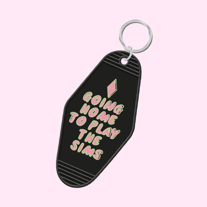 Volviendo a casa para jugar al llavero de Los Sims para venta al por mayor de Melting Hearts Co