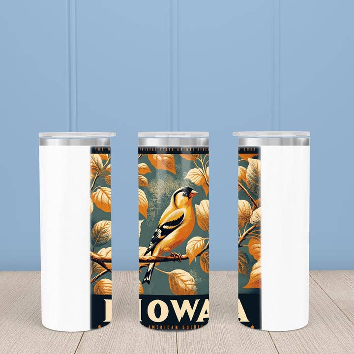 Iowa State Animal Vintage Digital Art 20oz mager tumlare för wholesale av ADDLE iNK