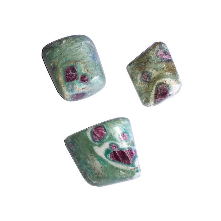 France Mineraux – wholesale Andlig sten/kristall – Ruby tumlade sten på fuschit